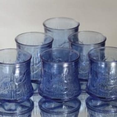 Riihimäen lasi Revontulet viinilasit, 16 cl, 6 kpl, suunnittelija Erkkitapio Siiroinen, 16 cl