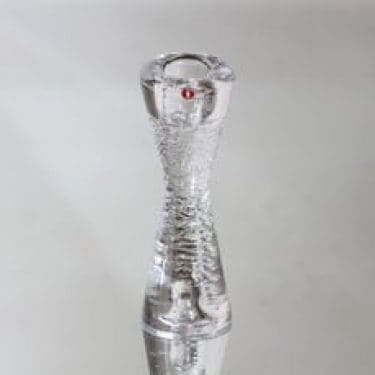 Iittala Arkipelago kynttilänjalka, kirkas, suunnittelija Timo Sarpaneva, pieni