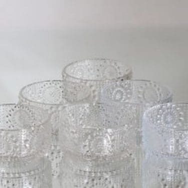 Riihimäen lasi Grapponia annoskulhot, 18 cl, 6 kpl, suunnittelija Nanny Still, 18 cl