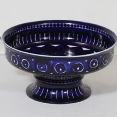 Arabia Valencia kulho, jalallinen, suunnittelija Ulla Procope, jalallinen, käsinmaalattu, signeerattu