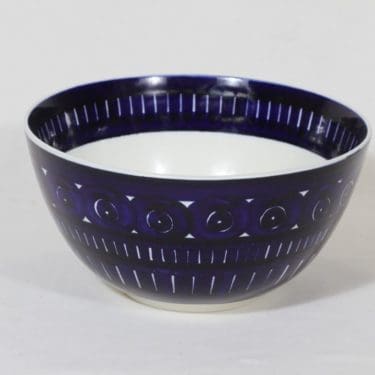 Arabia Valencia vihannesmalja, suunnittelija Ulla Procope, käsinmaalattu, signeerattu