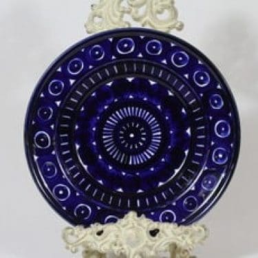 Arabia Valencia lautanen, syvä, suunnittelija Ulla Procope, syvä, käsinmaalattu, signeerattu