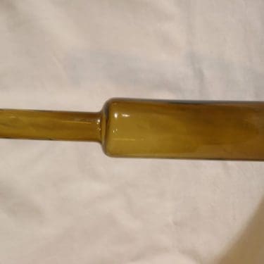 Riihimäen lasi Koristepullo koristepullo, signeerattu, suunnittelija Nanny Still, signeerattu, ruskea