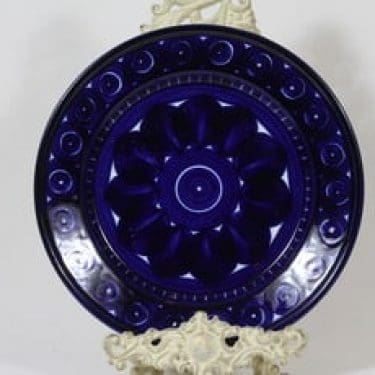 Arabia Valencia lautanen, matala, suunnittelija Ulla Procope, matala, käsinmaalattu, signeerattu