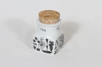 Arabia maustekuvio spice jar, tea, designer Esteri Tomula, silk screening