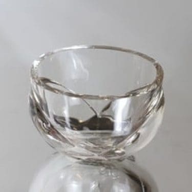 Nuutajärvi Kukka maljakko, signeerattu, suunnittelija Heikki Orvola, signeerattu, pieni