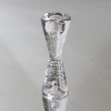 Iittala Arkipelago kynttilänjalka, kirkas, suunnittelija Timo Sarpaneva, pieni