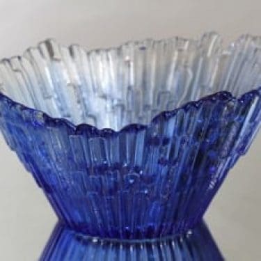 Humppila Revontulet malja, signeerattu, suunnittelija Tauno Wirkkala, signeerattu, suuri