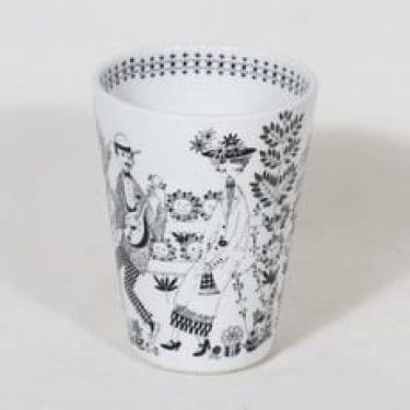 Arabia Emilia maljakko, suunnittelija Raija Uosikkinen, kuparipainokoriste