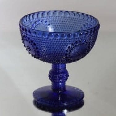 Riihimäen lasi Grapponia malja, jalallinen, suunnittelija Nanny Still, jalallinen