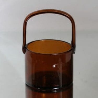 Nuutajärvi Sargasso lasikori, rosa, suunnittelija Kaj Franck,