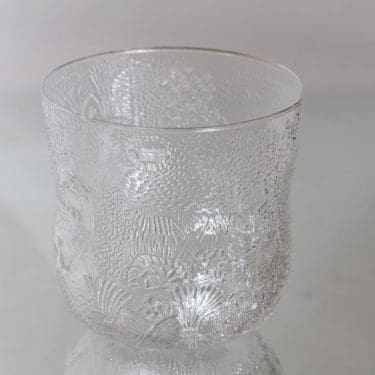 Nuutajärvi Fauna kulho, kirkas, suunnittelija Oiva Toikka,