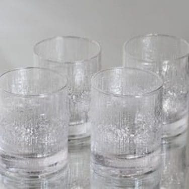 Iittala Niva lasit, 20 cl, 4 kpl, suunnittelija Tapio Wirkkala, 20 cl