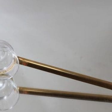 Iittala Paula kauha, 14 cl, suunnittelija Jorma Vennola, 14 cl, metallikahva