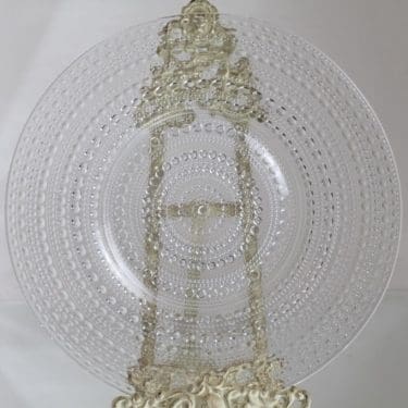 Nuutajärvi Kastehelmi vati, kirkas, suunnittelija Oiva Toikka,