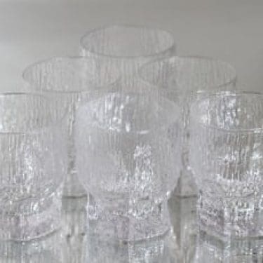 Iittala Aslak lasit, 20 cl, 6 kpl, suunnittelija Tapio Wirkkala, 20 cl