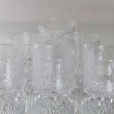 Iittala Ultima Thule lasit, 25 cl, 6 kpl, suunnittelija Tapio Wirkkala, 25 cl