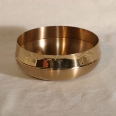 Kultakeskus 446=686-051 malja, pronssi, suunnittelija Tapio Wirkkala, pronssi, signeerattu