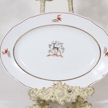 Arabia Kauris vati, suunnittelija Tyra Lungren, soikea, siirtokuva