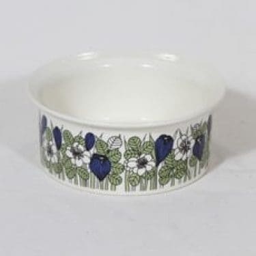 Arabia Krokus kulho, suunnittelija Esteri Tomula, painokoriste, värillinen