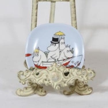 Arabia Muumi koristelautanen, suunnittelija Tove Slotte, pieni, serikuva