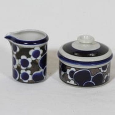 Arabia Saara sokerikko ja kermakko, suunnittelija Anja Jaatinen-Winquist, erikoiskoriste