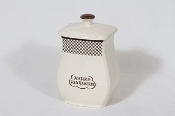 Arabia EG 2 kaurasuurimopurkki, tekstikuvio, suunnittelija , tekstikuvio, tekstikoriste