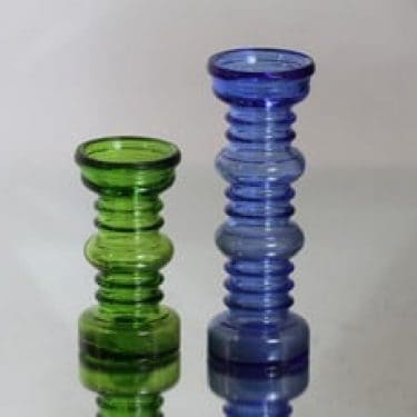 Riihimäen lasi Carmen kääntömaljakot, eri värejä, 2 kpl, suunnittelija Tamara Aladin,