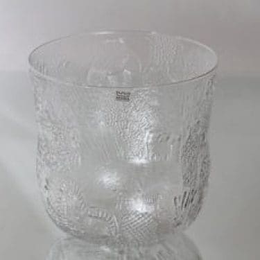 Nuutajärvi Fauna kulho, kirkas, suunnittelija Oiva Toikka,