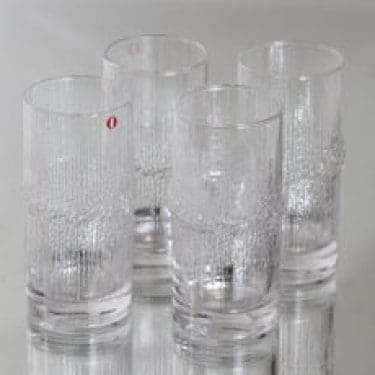 Iittala Niva lasit, 18 cl, 4 kpl, suunnittelija Tapio Wirkkala, 18 cl