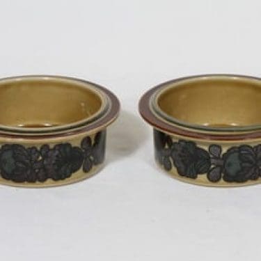 Arabia Otso kulhot, 2 kpl, suunnittelija Raija Uosikkinen, pieni, erikoiskoriste, retro