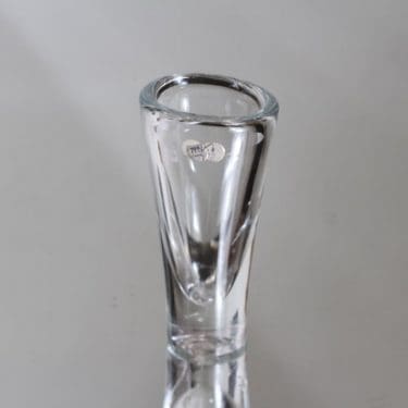 Iittala Löytö maljakko, kirkas, suunnittelija Tapio Wirkkala, pieni