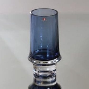 Iittala 3581 maljakko, signeerattu, suunnittelija Tapio Wirkkala, signeerattu, pieni