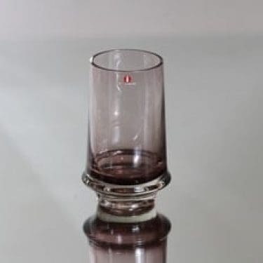 Iittala 3581 maljakko, signeerattu, suunnittelija Tapio Wirkkala, signeerattu, pieni