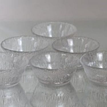 Iittala Solaris annoskulhot, 20 cl, 6 kpl, suunnittelija Tapio Wirkkala, 20 cl, pieni