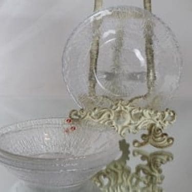 Iittala Solaris lautaset, syvä, 4 kpl, suunnittelija Tapio Wirkkala, syvä