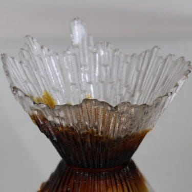 Humppila Revontulet kulho, ruskea-kirkas, suunnittelija Tauno Wirkkala,