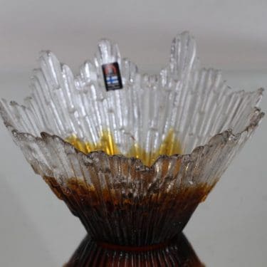 Humppila Revontulet kulho, ruskea-kirkas, suunnittelija Tauno Wirkkala,