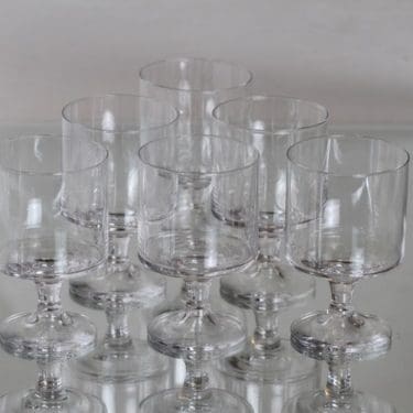 Iittala Karelia lasit, 18 cl, 6 kpl, suunnittelija Tapio Wirkkala, 18 cl