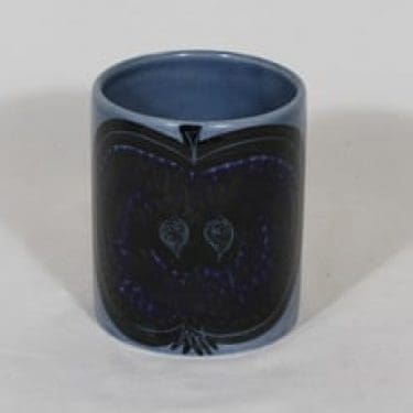 Arabia Ympyrä maljakko, käsinmaalattu, suunnittelija Gunvor Olin-Grönqvist, käsinmaalattu, signeerattu, retro