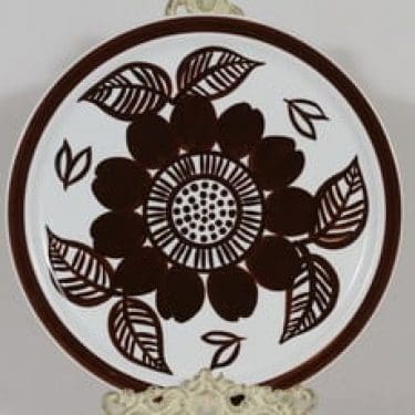 Arabia Köökki vati, käsinmaalattu, suunnittelija Gunvor Olin-Grönqvist, käsinmaalattu, signeerattu, retro