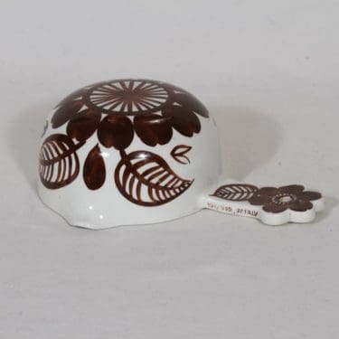 Arabia Köökki kauha, 25 cl, suunnittelija Gunvor Olin-Grönqvist, 25 cl, käsinmaalattu, signeerattu, retro