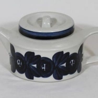 Arabia Anemone teekaadin, käsinmaalattu, suunnittelija Ulla Procope, käsinmaalattu, 1.35 l