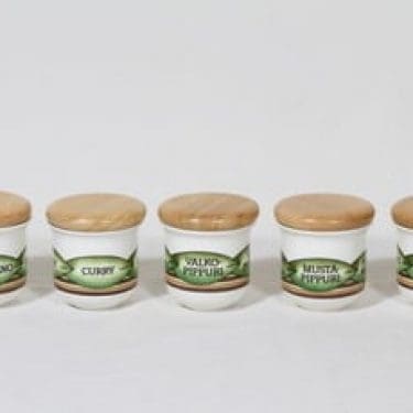 Arabia Arctica maustepurkit, 5 kpl, suunnittelija , serikuva