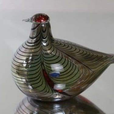 Nuutajärvi Fasaani koristelintu, filigraani, suunnittelija Oiva Toikka, filigraani, suuri