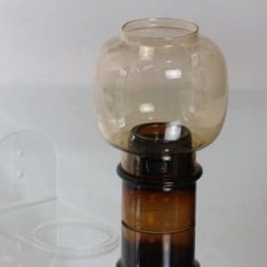 Nuutajärvi Tuikku tuikkulyhty, ruskea, suunnittelija Heikki Orvola,