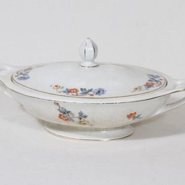 Arabia AE liemimalja, kukkakuvio, suunnittelija , kukkakuvio, siirtokuva