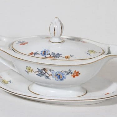 Arabia AE kastikeastia, kukkakuvio, suunnittelija , kukkakuvio, siirtokuva