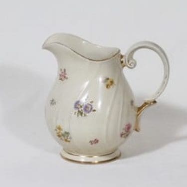 Arabia Rosita kaadin, 1 l, suunnittelija Svea Granlund, 1 l, siirtokuva, kultakoriste