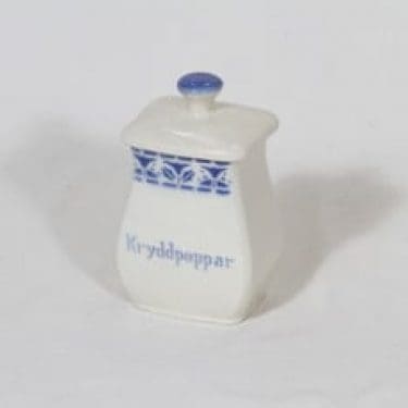 Arabia tekstikuvio maustepurkki, tekstikuvio, suunnittelija , tekstikuvio, pieni, puhalluskoriste